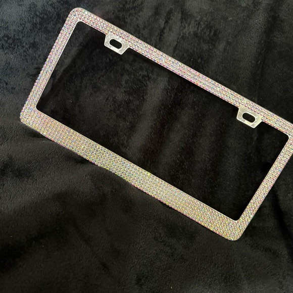 Rhinestone License Plate Frame - Picture 2 of 2